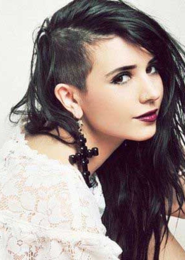 2024 Latest Half Shaved Long Hairstyles