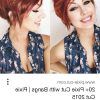 Wavy Asymmetrical Pixie Haircuts With Pastel Red (Photo 3 of 26)