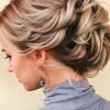 Updo Hairstyles With Bangs For Medium Length Hair (Photo 7 of 15)