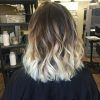 Ash Blonde Balayage Ombre On Dark Hairstyles (Photo 2 of 25)