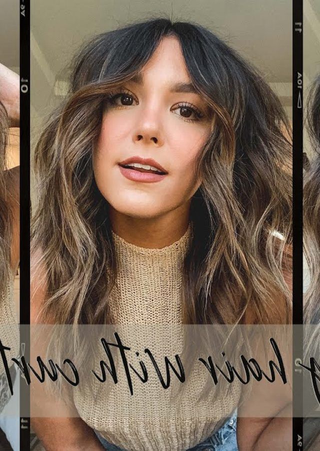 18 Photos Loose Waves with Unshowy Curtain Bangs