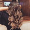 Curly Golden Brown Balayage Long Hairstyles (Photo 5 of 25)