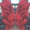 Fire Red Medium Hairstyles (Photo 3 of 15)