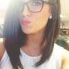 Medium Hairstyles For Girls With Glasses (Photo 9 of 25)