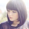 Mid Length Bob Hairstyles With Bangs (Photo 14 of 15)