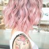Pink Medium Hairstyles (Photo 2 of 15)