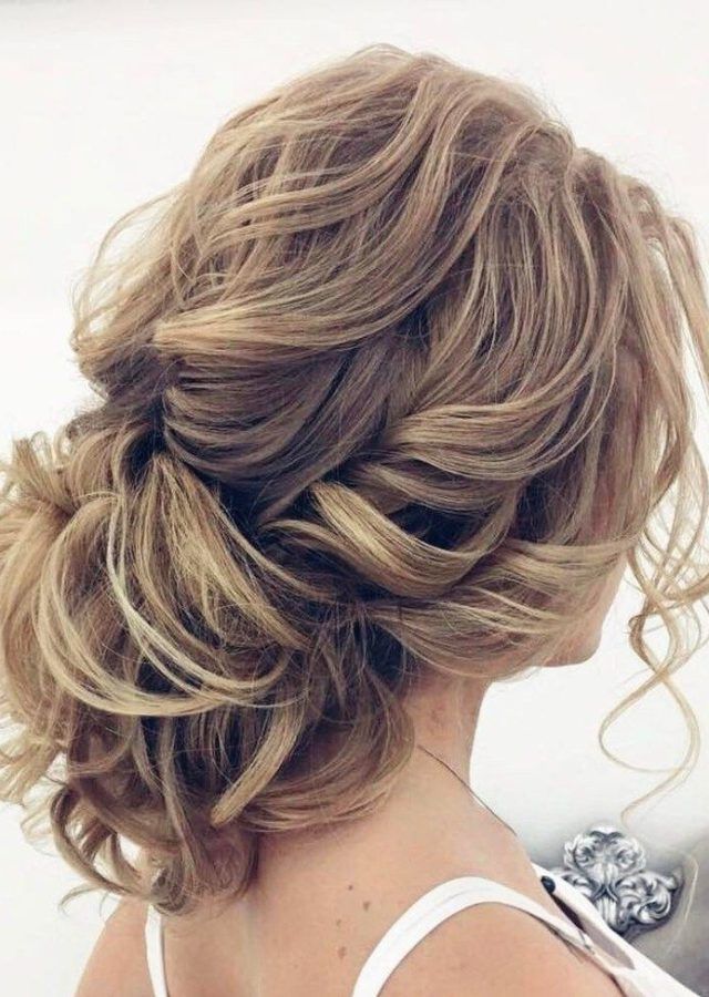 25 Collection of Fancy Loose Low Updo