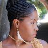 African Braids Updo Hairstyles (Photo 1 of 15)