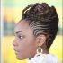 15 the Best Cornrow Updo Hairstyles for Black Women