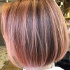 Rose Gold Blunt Lob Haircuts (Photo 21 of 25)