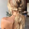 Long Messy Pony With Braid (Photo 25 of 25)