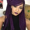 Purple Passion Chunky Braided Hairstyles (Photo 25 of 25)