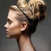 Messy Bun Hairstyles With Double Headband (Photo 1 of 25)