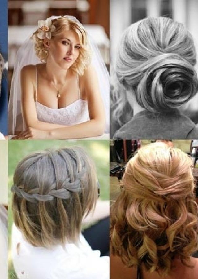 15 Inspirations Wedding Hairstyles for Short Thin Hair