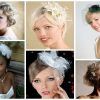 Wedding Hairstyles For Short Hair With Birdcage Veil (Photo 10 of 15)