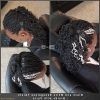 Black Twists Micro Braids With Golden Highlights (Photo 15 of 25)