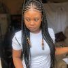 Chunky Black Ghana Braids Ponytail Hairstyles (Photo 25 of 25)