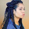 Blue And Black Cornrows Braid Hairstyles (Photo 10 of 25)