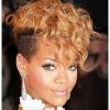 Rihanna Black Curled Mohawk Hairstyles (Photo 2 of 25)