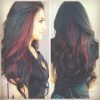 Medium Hairstyles With Red Highlights (Photo 9 of 15)