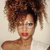 Curly Blonde Afro Puff Ponytail Hairstyles (Photo 1 of 25)