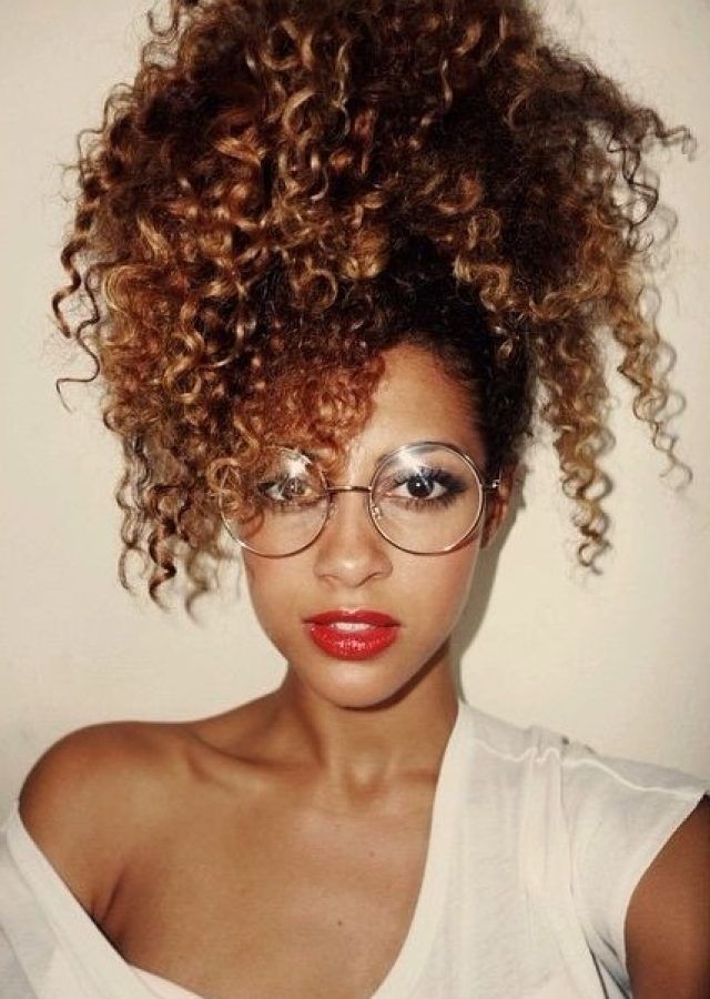 2024 Best of Curly Blonde Afro Puff Ponytail Hairstyles