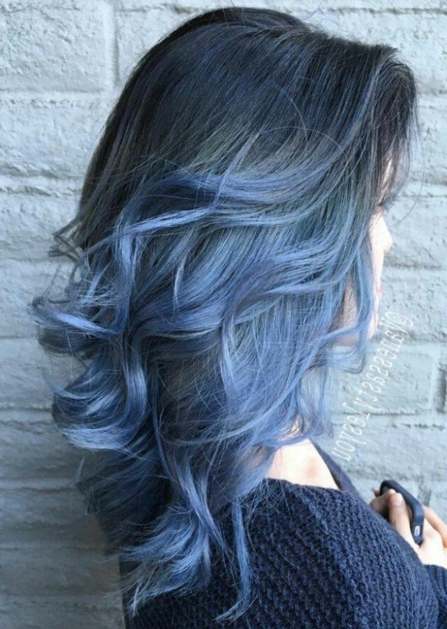  Best 25+ of Black and Denim Blue Waves Hairstyles