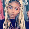 Blonde Faux Locs Hairstyles With Braided Crown (Photo 11 of 25)