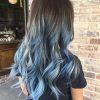 Black And Denim Blue Waves Hairstyles (Photo 4 of 25)