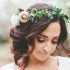  Best 25+ of Flower Tiara with Short Wavy Hair for Brides
