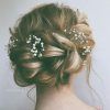 French Twist Wedding Updos With Babys Breath (Photo 12 of 25)
