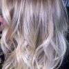 Curly Ash Blonde Updo Hairstyles With Bouffant And Bangs (Photo 11 of 25)