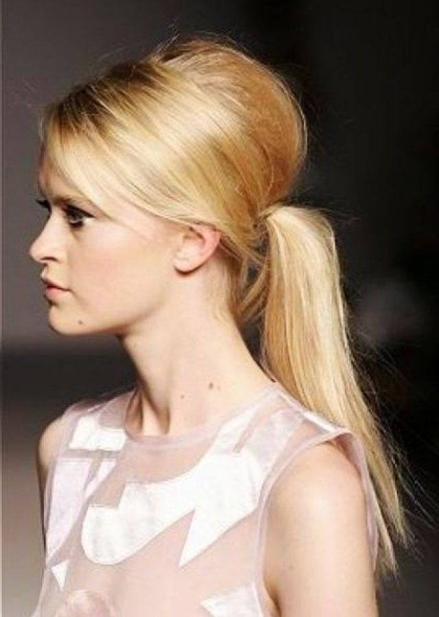 25 Ideas of Bouffant Ponytail Hairstyles for Long Hair