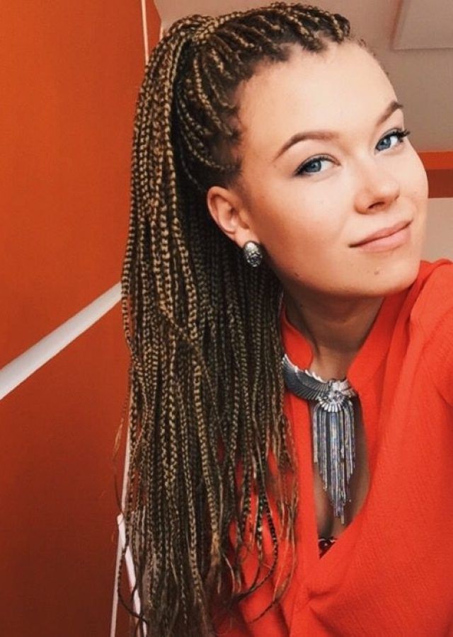 15 Best Collection of Cornrows Hairstyles with White Color