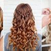 Braid And Curls Hairstyles (Photo 10 of 15)