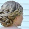 Side-Swept Braid Updo Hairstyles (Photo 15 of 25)
