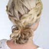 Low Braided Bun With A Side Braid (Photo 25 of 25)