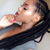High Ponytail Hairstyles With Jumbo Cornrows (Photo 24 of 25)