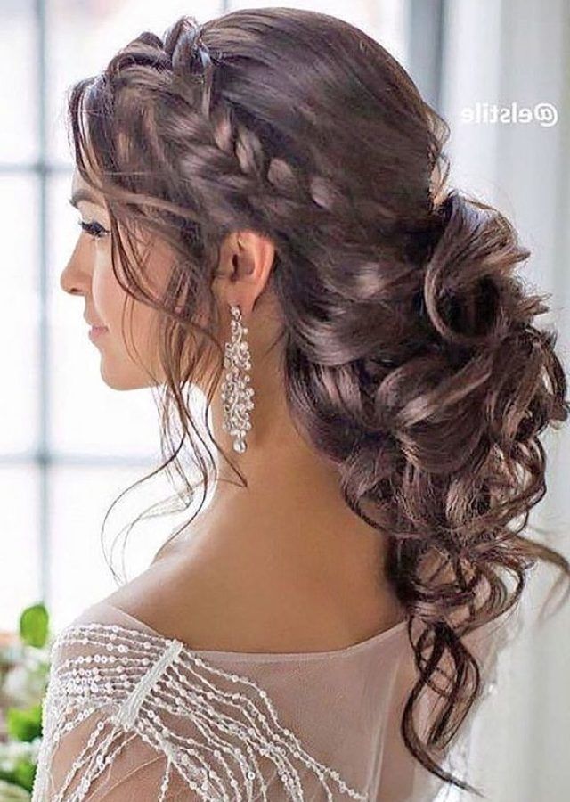 15 Inspirations Wedding Hairstyles for Long Loose Curls Hair