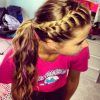 Trendy Ponytail Hairstyles With French Plait (Photo 17 of 25)