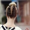Topknot Hairstyles With Mini Braid (Photo 17 of 25)