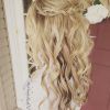 Half Up Blonde Ombre Curls Bridal Hairstyles (Photo 2 of 25)