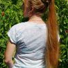 Waist-Length Ponytail Hairstyles With Bangs (Photo 11 of 25)