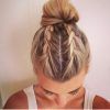 French Braid Buns Updo Hairstyles (Photo 2 of 25)