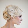 Wedding Hairstyles For Long Hair With Fascinator (Photo 9 of 15)