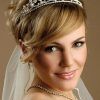 Wedding Hairstyles For Short Hair With Tiara (Photo 1 of 15)