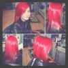 Bright Red Medium Hairstyles (Photo 9 of 15)
