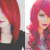 Bright Red Medium Hairstyles (Photo 2 of 15)