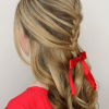 Loosely Tied Braid Hairstyles With A Ribbon (Photo 23 of 25)
