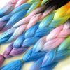 Multicolored Jumbo Braid Hairstyles (Photo 13 of 15)